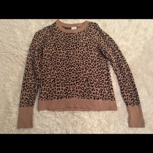 Animal print sweater